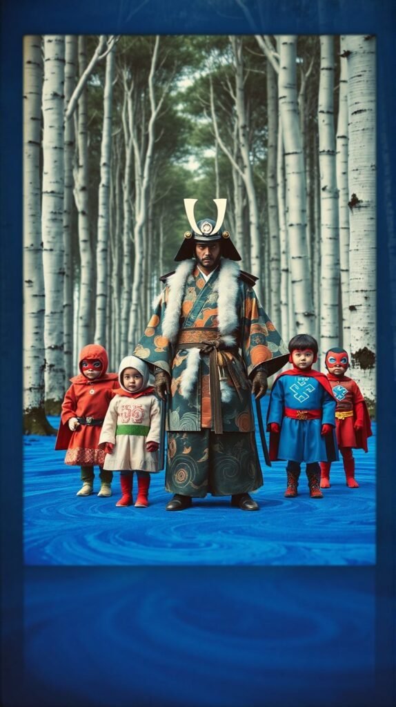 Portrait Photo Polaroid CreeunephotodartdanslestyledesfilmdeElzbietaKwiatkowskaunsamouraindansunkimonomagnifiqueentourepardesenfantshabilleenpellucheetsuperherosdansu 2 574x1024