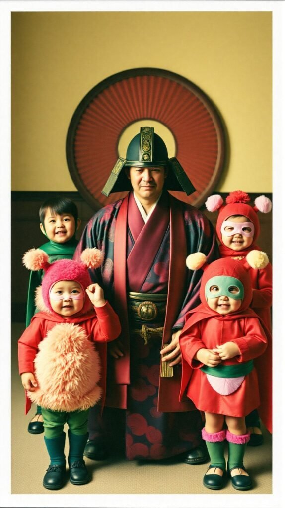 Portrait Photo Polaroid CreeunephotodartdanslestyledesfilmdeMichalChelbinunsamouraindansunkimonomagnifiqueentourepardesenfantshabilleenpellucheetsuperheros Dans Le Style Fi 574x1024 par laurent vo anh