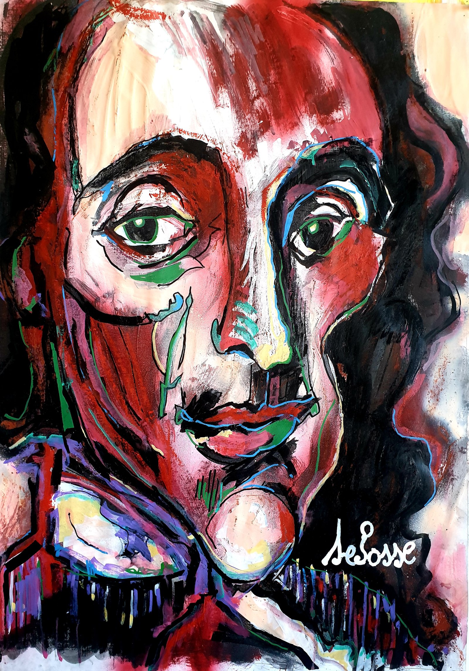 Portrait Spinoza Peintre Belge Selosse Galerie Art Bruxelles Centre Quartier Sablont 2026